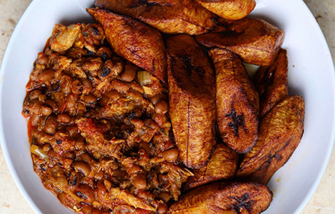 Beans & Fried Plantain